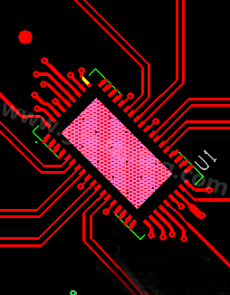 一個(gè)使用0.5mm pitch QFN封裝的典型的1.6mm 板厚的6層板PCB設(shè)計(jì)-深圳宏力捷