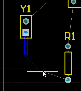  圖26 手動布線檢查文檔工作區(qū)底部的層標(biāo)簽。