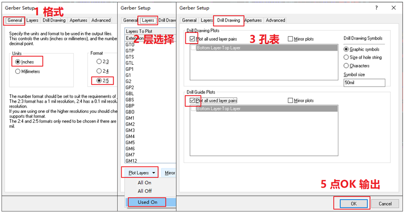 輸出Gerber部分，F(xiàn)ile下選擇 Gerber Files